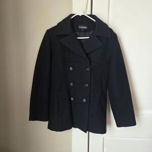 Black Pea Coat, Small
